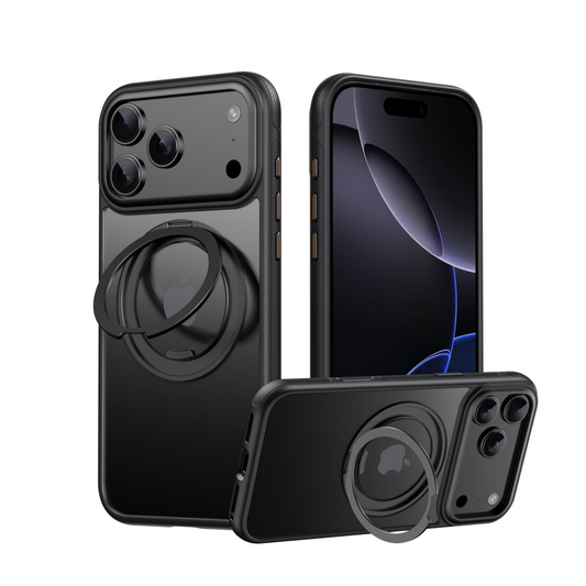 New Upgraded 360° Rotating Stand Magnetic Support High-End Case for iPhone 17