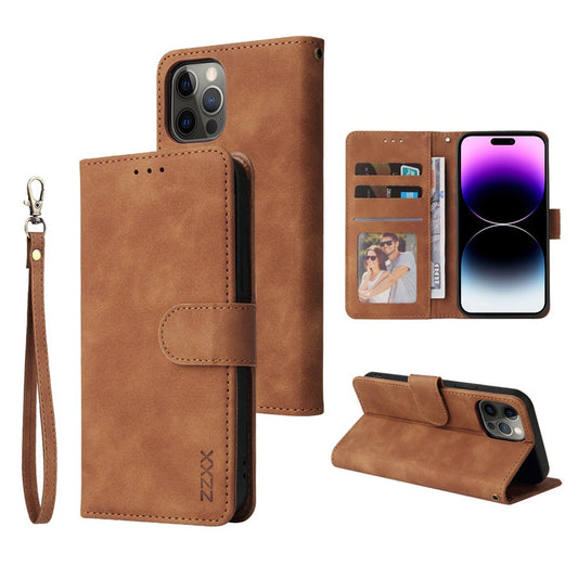 3-in-1 Flip Leather Phone Case - Premium Protection for Modern Men iPhone 16/15/14 Pro Max