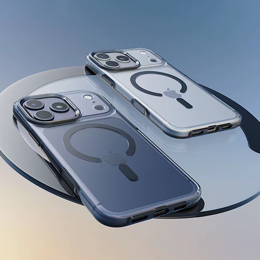 AIRKAS Dopamine Transparent Magnetic Case for iPhone 17 Series