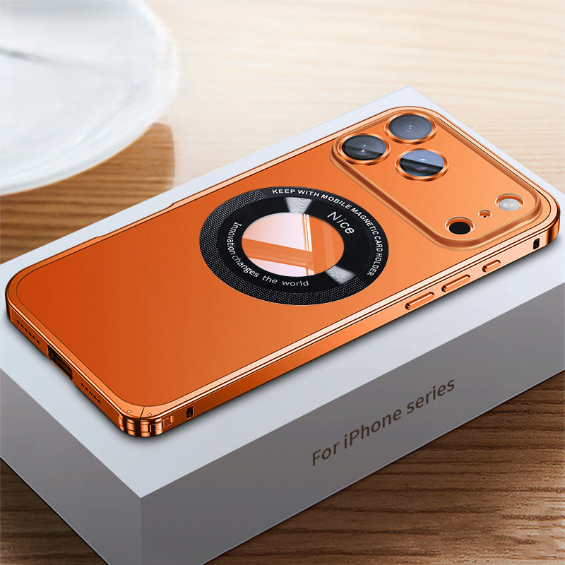 AIRKAS Magnetic Apple protective case spring buckle metal frame case