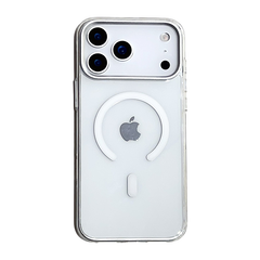 AIRKAS iPhone 17 Pro Max Magnetic Clear Protective Case – Glittering Finish, Strong Drop Defense