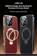 Business Professionals Magnetic Leather Case for iPhone 16/15/14