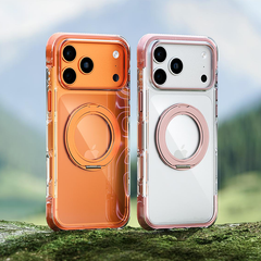 AIRKAS iPhone 17 Corner Airbags Magnetic Shockproof Ice-Clear Case – Anti-Yellowing & Full-Edge Protection