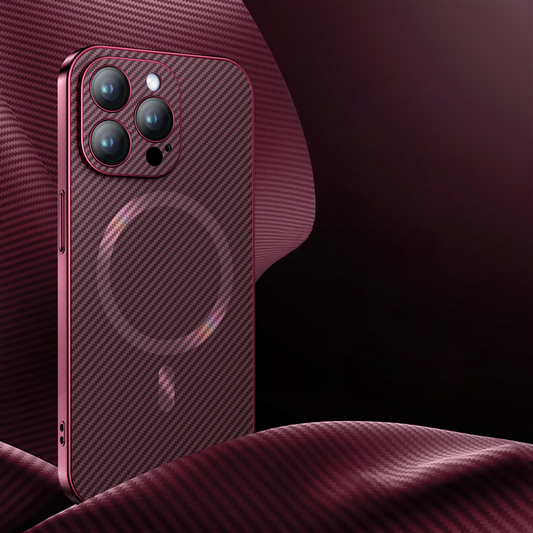 Electroplated Carbon Fiber Case for iPhone 16 / 15 series – Ultra Light. Ultra Protected.