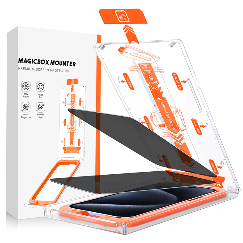 AIRKAS Privacy Screen Protector for iPhone 17 Pro Max