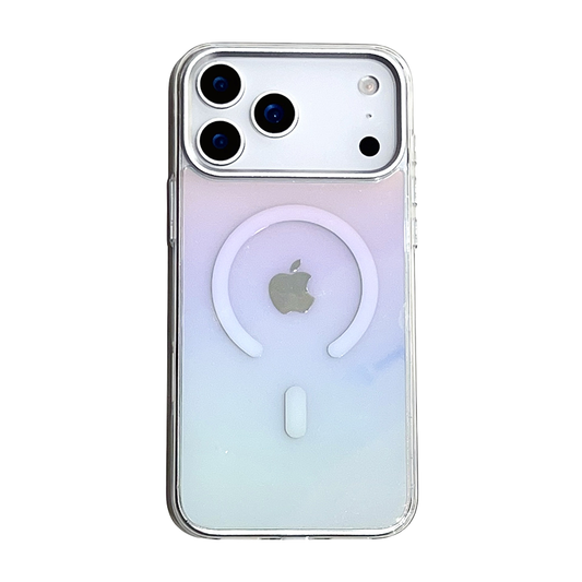 AIRKAS iPhone 17 Pro Max Magnetic Clear Protective Case – Glittering Finish, Strong Drop Defense