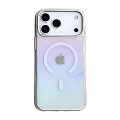 AIRKAS iPhone 17 Pro Max Magnetic Clear Protective Case – Glittering Finish, Strong Drop Defense