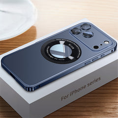 AIRKAS Magnetic Apple protective case spring buckle metal frame case