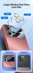 Large window mobile phone case mirror full cover