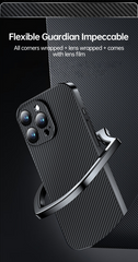 Electroplated Carbon Fiber Case for iPhone 16 / 15 series – Ultra Light. Ultra Protected.