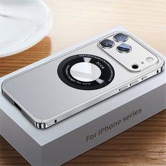 AIRKAS Magnetic Apple protective case spring buckle metal frame case