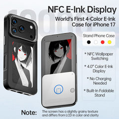 AIRKAS Magnetic E-Ink Display Phone Personalized Case for iPhone 17 Series