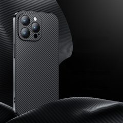 Electroplated Carbon Fiber Case for iPhone 16 / 15 series – Ultra Light. Ultra Protected.