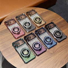 Sparkle Ring Stand Case with Removable Glitter Back Insert