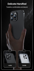 Electroplated Carbon Fiber Case for iPhone 16 / 15 series – Ultra Light. Ultra Protected.