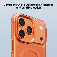 AIRKAS Dopamine Transparent Magnetic Case for iPhone 17 Series