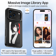 AIRKAS Magnetic E-Ink Display Phone Personalized Case for iPhone 17 Series