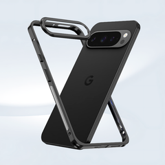 AIRKAS Premium Stainless Steel Frame Google Pixel 9 Pro Case – Slim, Durable Protection