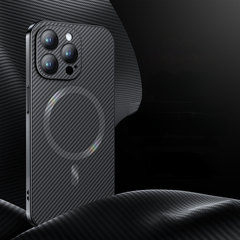 Electroplated Carbon Fiber Case for iPhone 16 / 15 series – Ultra Light. Ultra Protected.