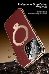 Business Professionals Magnetic Leather Case for iPhone 16/15/14