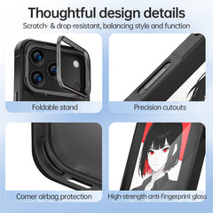 AIRKAS Magnetic E-Ink Display Phone Personalized Case for iPhone 17 Series