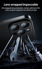 Electroplated Carbon Fiber Case for iPhone 16 / 15 series – Ultra Light. Ultra Protected.