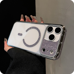 AIRKAS MagSafe Glitter Shield Electroplated Luxury iPhone 17 Pro Max - Ultimate Sparkle