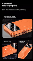 AIRKAS Magnetic Metal Ring 360° Lens Protection iPhone 17 Case