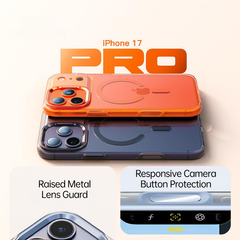 AIRKAS Dopamine Transparent Magnetic Case for iPhone 17 Series