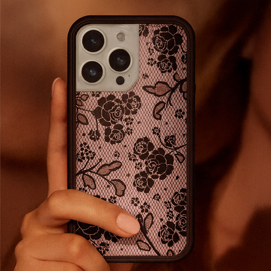 Elegant Pastel Leather Texture iPhone Case — Slim Design with Bold Edges and Camera Lens Guard