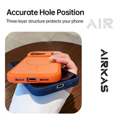 AIRKAS Heavy Duty Military-Grade Protection Phone Case with Reinforced MagSafe