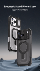 AIRKAS MagSafe Kickstand Case with 360° Protection For iPhone 17 Pro Max