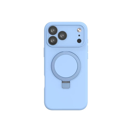 AIRKAS Folding Stand Silicone Case with MagSafe For iPhone 16 / 17 Pro Max