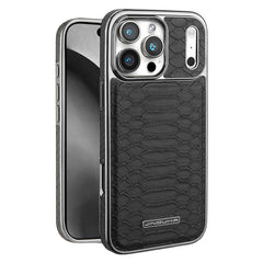 AIRKAS iPhone 17 Snakeskin Design Electroplated Magnetic Phone Case