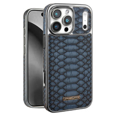 AIRKAS iPhone 17 Snakeskin Design Electroplated Magnetic Phone Case