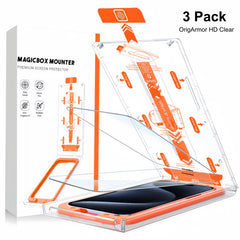 Privacy Screen Protector / OrigArmor HD Protector For iPhone 15-17 Series - 9H Military-grade shatterproof tempered glass