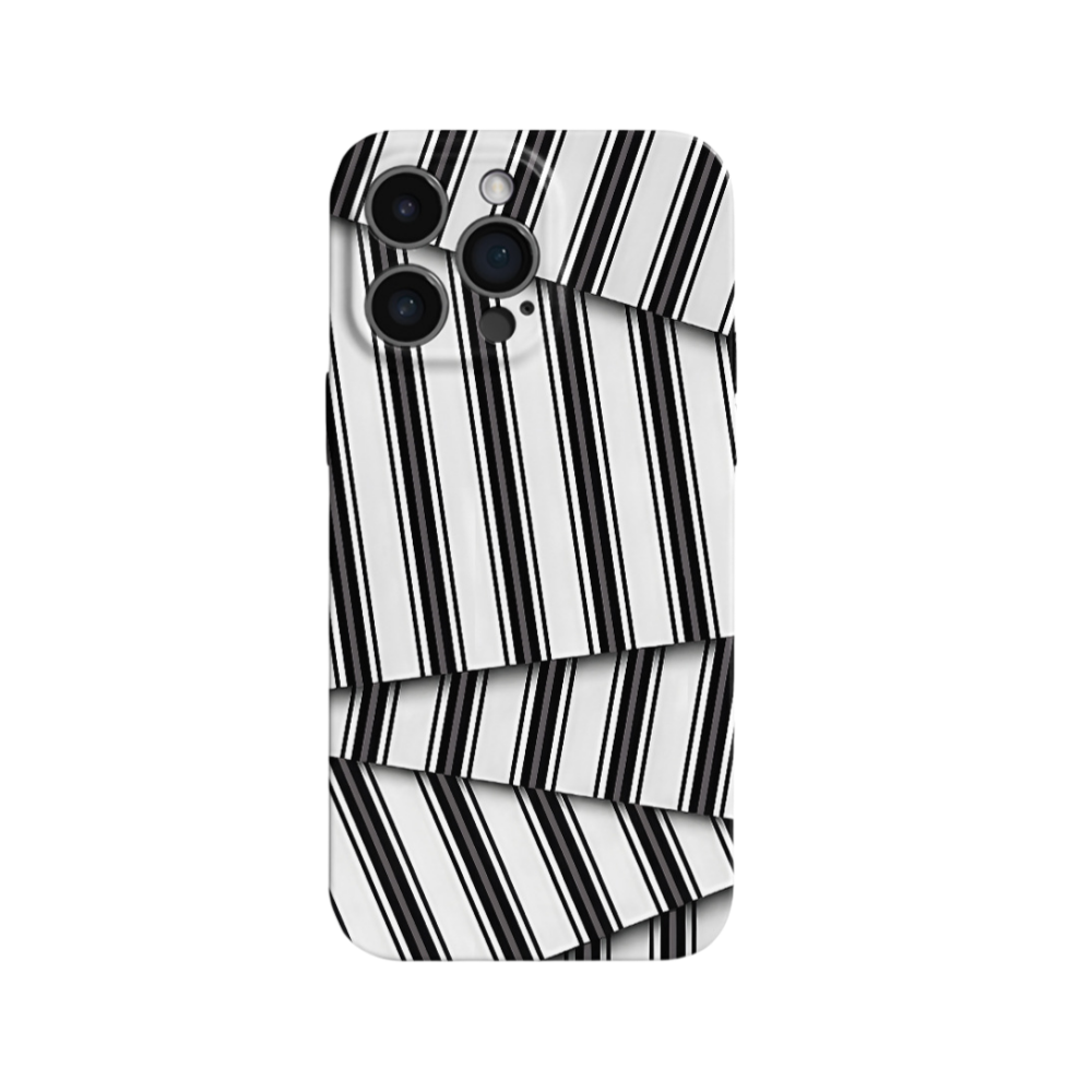 Irregular Stripe Design Protective iPhone Case INS style