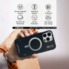 AIRKAS Tech-Inspired Drop Protection MagSafe Case For iPhone 17/ 16 Pro Max
