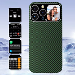 AIRKAS Upgraded  Global Limited Forged Carbon Fiber Magenetic Future-Tech Smart Case  for iPhone 16 Pro Max