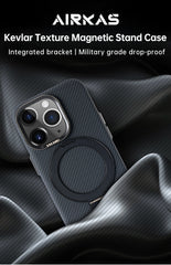 Carbon Composite Case with Smooth Magnetic Stand Integration