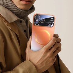 AIRKAS Magnetic Metal Ring 360° Lens Protection iPhone 17 Case