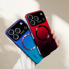 AIRKAS Gradient Shockproof MagSafe iPhone 17 Pro Max Case, Full Protection,Pretty Vibes