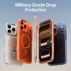 AIRKAS Dopamine Transparent Magnetic Case for iPhone 17 Series