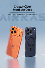 AIRKAS Dopamine Transparent Magnetic Case for iPhone 17 Series