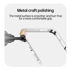 AIRKAS Premium Stainless Steel Frame Google Pixel 9 Pro Case – Slim, Durable Protection