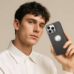 Magnetic Carbon Fiber Shockproof iPhone Case