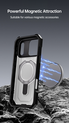 AIRKAS MagSafe Kickstand Case with 360° Protection For iPhone 17 Pro Max