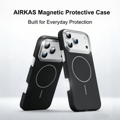 AIRKAS Magnetic Case, Military Grade Drop Protection, Rugged Case Compatible with Mag-Safe Charging, Non-Yellowing, Shockproof Anti-Scratch Cover