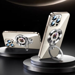 Rotating Bracket Clear Phone Case with MagSafe