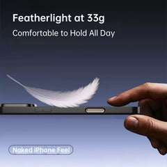 Carbon Fiber Pattern Magnetic Phone Case with Camera Protection For iPhone 16 / 15 / 14 Pro Max